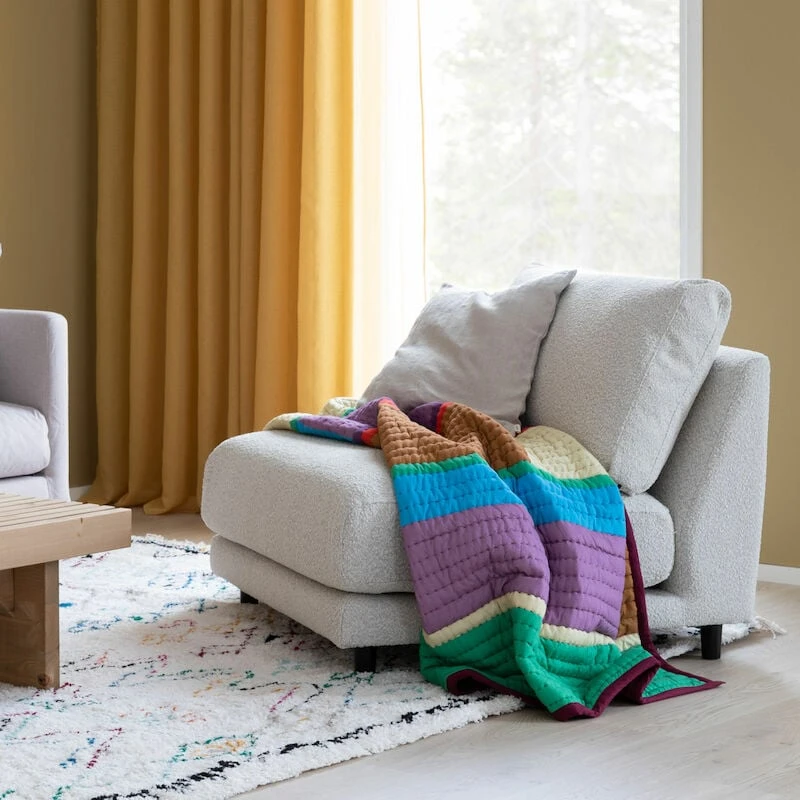 Hübsch Pavilion Torkkupeitto 140x200 Cm Monivärinen 4 Hübsch Pavilion Torkkupeitto 140x200 Cm Monivärinen - Image 2