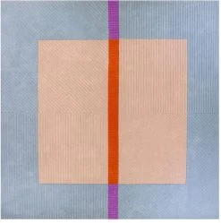 Finarte Akaatti Villamatto 240x240 Cm Beige/sininen