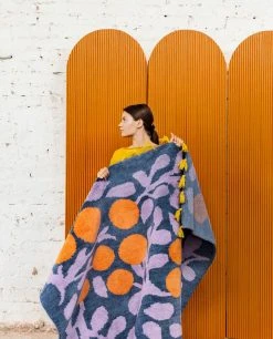 Finarte Terttu Villamatto 170x240 Cm Sininen -Emibig Store finarte terttu matto sininen milj