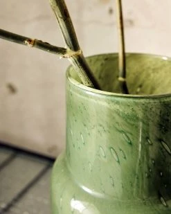 House Doctor Bole Lasimaljakko Ø17,5 Cm Tummanvihreä -Emibig Store house doctor bole lasimaljakko tummanvihrea 5