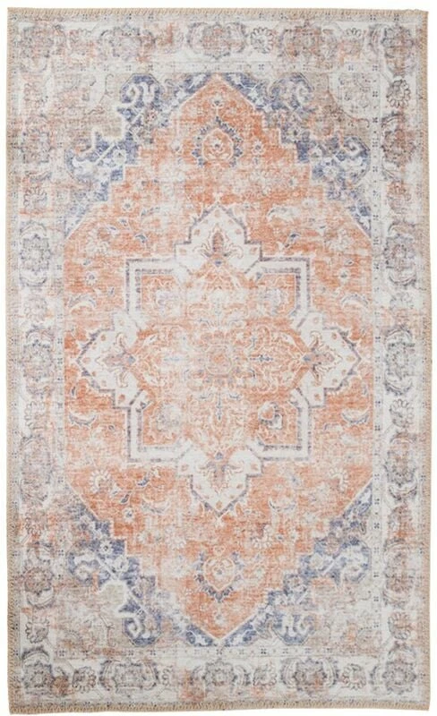 House Nordic Havana Matto 200x300 Cm Oranssi/sininen 5 House Nordic Havana Matto 200x300 Cm Oranssi/sininen - Image 3