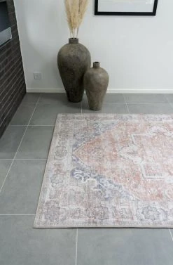 House Nordic Havana Matto 200x300 Cm Oranssi/sininen