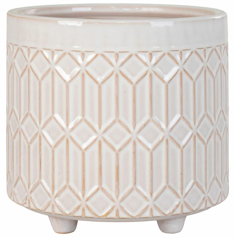 House Nordic Keraaminen Kukkaruukku Ø15,5 Cm Valkoinen 3 House Nordic Keraaminen Kukkaruukku Ø15,5 Cm Valkoinen