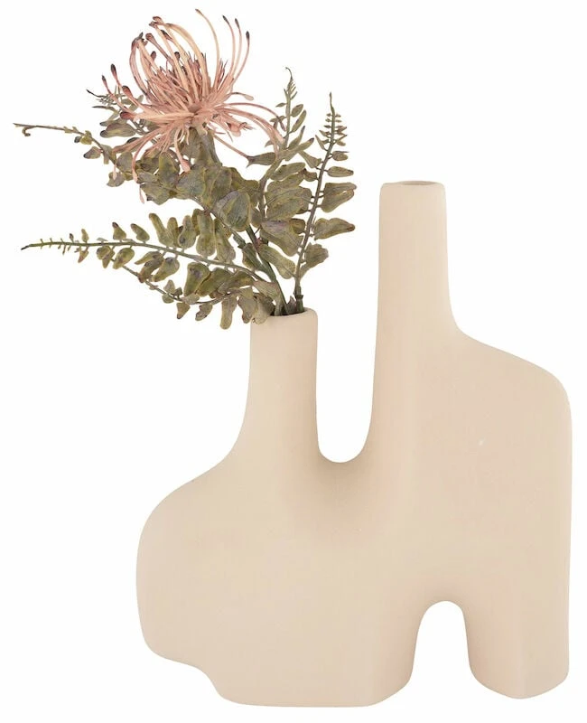 House Nordic Keraaminen Vaasi 8x23,5x27 Cm Hiekka 6 House Nordic Keraaminen Vaasi 8x23,5x27 Cm Hiekka - Image 5