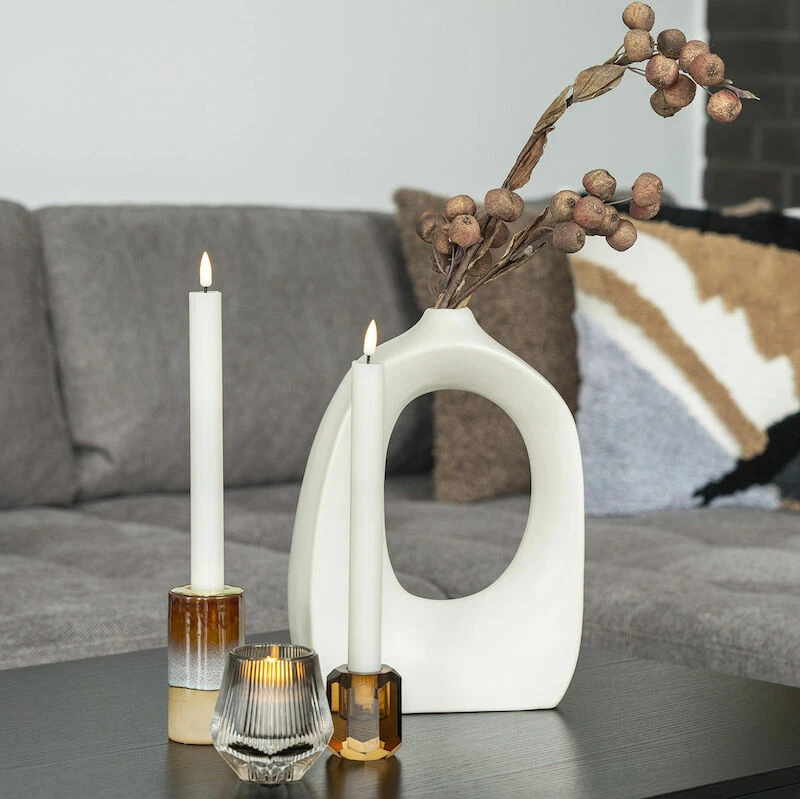 House Nordic Keraaminen Vaasi 9x19x27,5 Cm Valkoinen 8 House Nordic Keraaminen Vaasi 9x19x27,5 Cm Valkoinen - Image 6