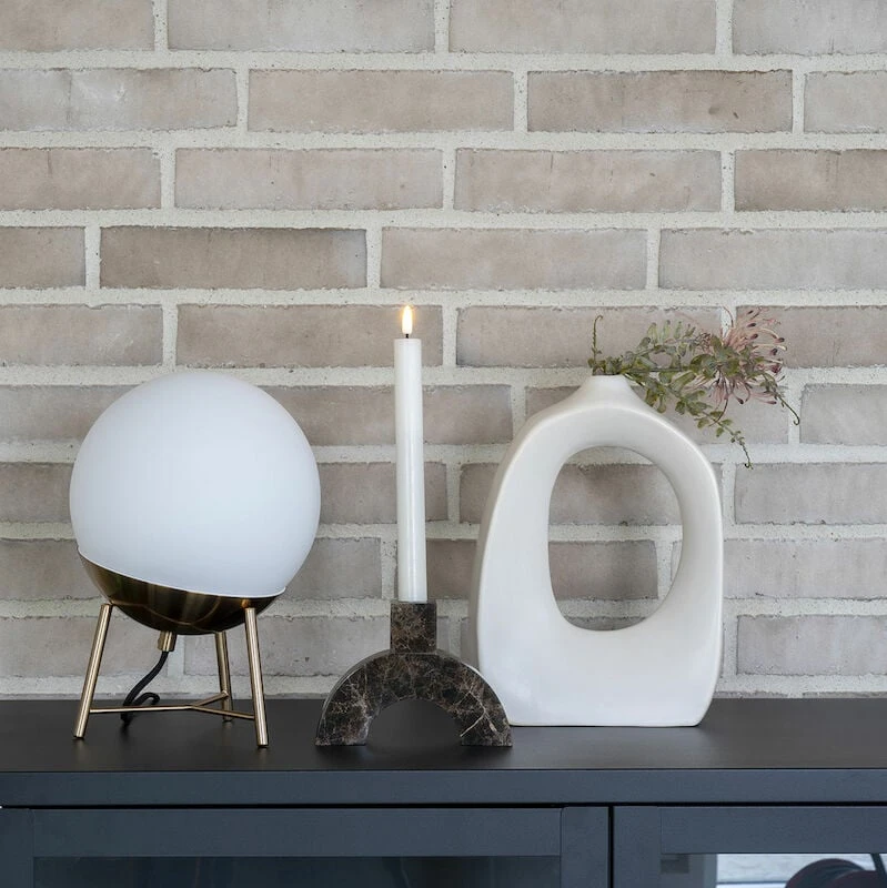 House Nordic Keraaminen Vaasi 9x19x27,5 Cm Valkoinen 6 House Nordic Keraaminen Vaasi 9x19x27,5 Cm Valkoinen - Image 4