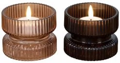 House Nordic Kynttilänjalka 2 Kpl Ø9x7 Cm Ruskea/kullanruskea -Emibig Store house nordic kynttilanjalka 2kpl ruskeakullanruskea