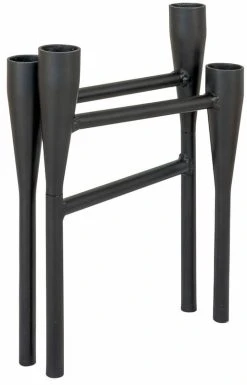 House Nordic Metallinen 4-os Kynttilänjalka 15x28x21 Cm Musta -Emibig Store house nordic metallinen kynttilanjalka 4os musta3