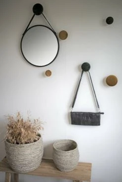 House Nordic Trapani Seinäpeili Ø38 Cm Musta 10 House Nordic Trapani Seinäpeili Ø38 Cm Musta -Emibig Store house nordic trapani seinapeili 38 cm 3