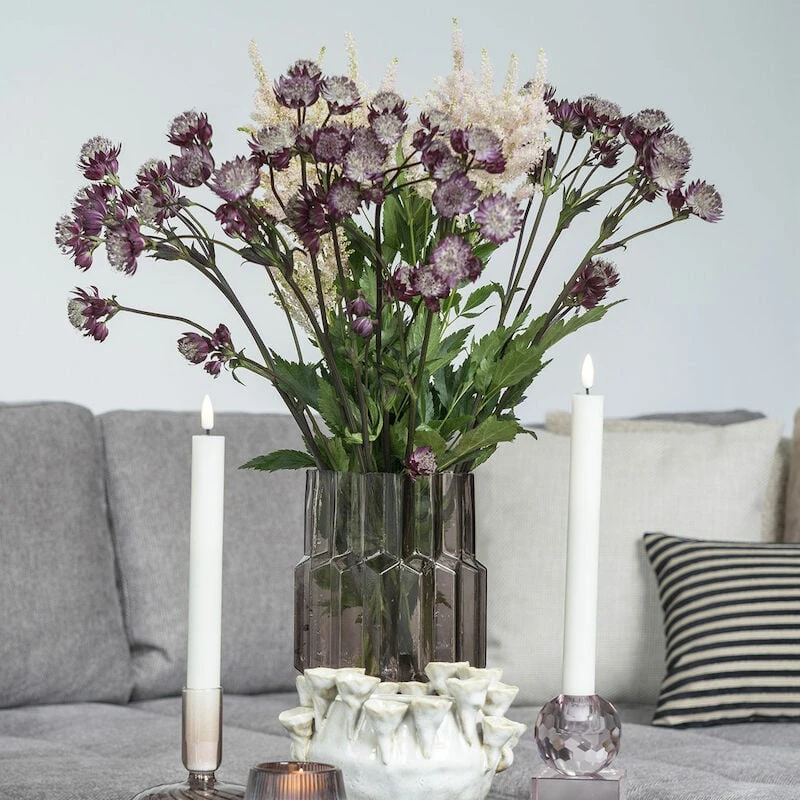 House Nordic Vaasi Ø14,5x26 Cm Violetti 4 House Nordic Vaasi Ø14,5x26 Cm Violetti - Image 2