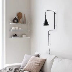 Hübsch Rope Seinälamppu E27 Musta 81 Cm -Emibig Store hu bsch seinalamppu e27 81cm musta web 5