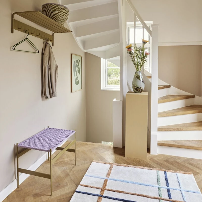 Hübsch Fusion Hattunaulakko 81x30x20 Cm Okra 4 Hübsch Fusion Hattunaulakko 81x30x20 Cm Okra - Image 2