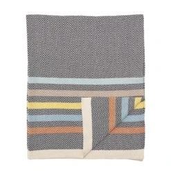 Bloomingville Lasten Torkkupeitto Harmaa Raidallinen