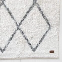 Veke Joki Puuvillamatto 200x290 Cm Valkoinen -Emibig Store joki puuvillamatto 160x230 10