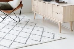 Veke Joki Puuvillamatto 200x290 Cm Valkoinen -Emibig Store joki puuvillamatto 160x230 5 web 2