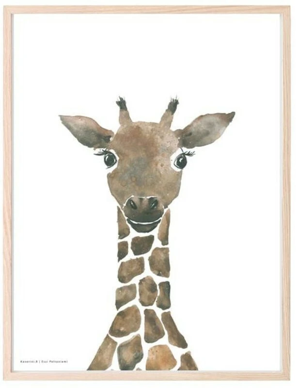 Kaverini Sella Kiraffi Juliste 30x40 Cm