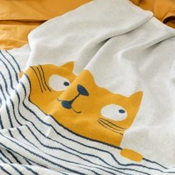 Veke Kisu Lasten Torkkupeitto 70x100 Cm Monivärinen 8 Veke Kisu Lasten Torkkupeitto 70x100 Cm Monivärinen -Emibig Store kisu puuvillatorkkupeitto web 5