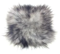 GOF Lampaantalja Istuinpehmuste 37x37cm L.valkoinen Islannin Lammas Pitkävilla -Emibig Store lampaantalja istuinpehmuste harmaa 9054