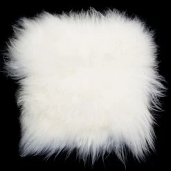 GOF Lampaantalja Istuinpehmuste 37x37cm L.valkoinen Islannin Lammas Pitkävilla -Emibig Store lampaantalja istuinpehmuste valkoinen