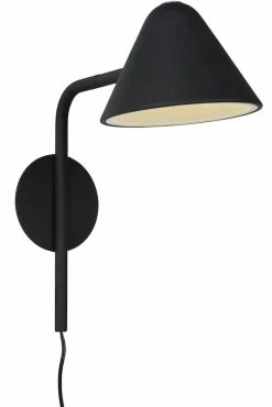 Lucide Devon LED-seinävalaisin Musta