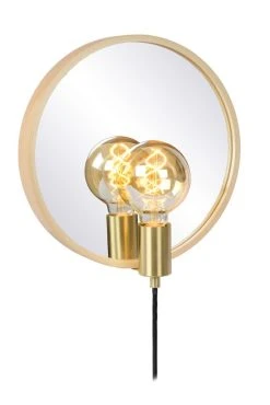 Lucide Reflex Pyöreä Peilivalaisin Ø30 Cm Vaalea Puu -Emibig Store lucide reflex pyorea peilivalaisin vaaleapuu