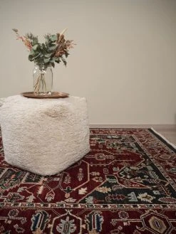 Mattokymppi Osir Villamatto 160x235 Cm Punainen -Emibig Store osir villamatto4