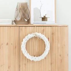 Bloomingville Lasimaljakko Ruskea -Emibig Store pajukranssi 30cm valkoinen web 2 3