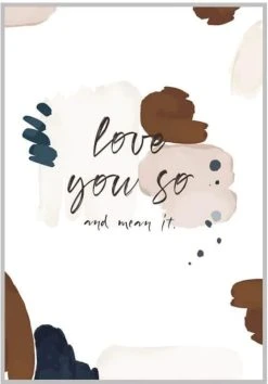 Xeraliving LOVE YOU MEAN IT Postikortti 10,5x14,8 Cm -Emibig Store postcard love you mean it postikortti