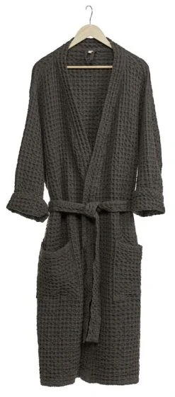 Emibig Store 36 Anno Puro Kylpytakki S/M Organic Vihertävän Harmaa