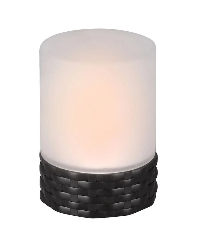 Trio Parral Aurinkokennopöytävalaisin Mattamusta 3 Trio Parral Aurinkokennopöytävalaisin Mattamusta