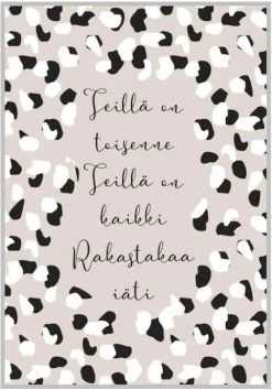Xeraliving RAKASTAKAA IÄTI Hääkortti 10,5x14,8 Cm 8 Xeraliving RAKASTAKAA IÄTI Hääkortti 10,5x14,8 Cm -Emibig Store rakastakaa iati haakortti