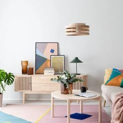 Hübsch Ripple Lasivaasi ø15xh31cm