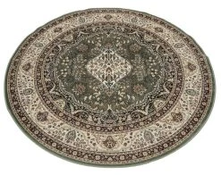 Mattokymppi Royal Palace Viskoosimatto Pyöreä Ø195 Cm Vihreä -Emibig Store royalpalace vihrea pyorea int