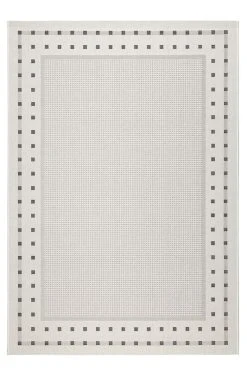 Mattokymppi Ruutu Matto 200x290cm Valkoinen -Emibig Store ruutu valkoinen 2 1