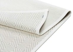 Narma Kalana Kaksipuolinen Puuvillamatto Valkoinen 200x300 Cm