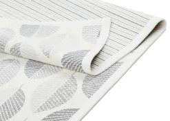 Narma Pärna Kaksipuolinen Puuvillamatto Valkoinen 200x300 Cm -Emibig Store s sw2 p rna white detail turn perspective 5