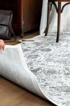 Narma Palmse Kaksipuolinen Puuvillamatto Valkoinen 200x300 Cm