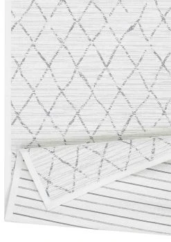 Narma Vao Kaksipuolinen Puuvillamatto Valkoinen 200x300 Cm -Emibig Store s sw2 vao white detail turn 3