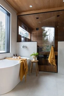 Veke Salama Kylpypyyhe 70x140 Cm Okra -Emibig Store salama pyyhe okra 3