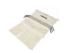 Mattokymppi Seinävaate 50x70 Cm Luonnonvalkoinen/musta -Emibig Store seina vaate