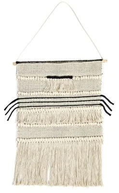 Mattokymppi Seinävaate 50x70 Cm Luonnonvalkoinen/musta -Emibig Store seina vaate 1