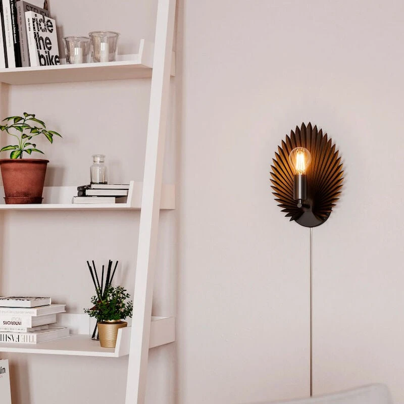 Sessak Aruba Seinävalaisin Musta 3 Sessak Aruba Seinävalaisin Musta