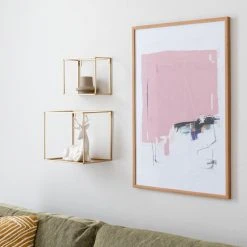 Svanefors Seinähylly 23x10x17 Cm Kulta 2-laatuinen -Emibig Store svanefors seinahylly metallia web 2