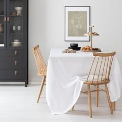 Svanefors Tuva Pöytäliina 140x260 Cm Valkoinen -Emibig Store svanefors tuva poytaliina valkoinen 5