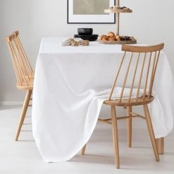 Svanefors Tuva Pöytäliina 140x260 Cm Valkoinen -Emibig Store svanefors tuva poytaliina valkoinen 6