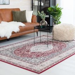 Veke Tähkä Viskoosimatto Vihreä 195x300 Cm -Emibig Store tahka viskoosimatto punainen 2