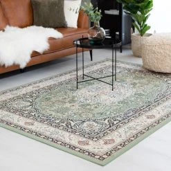 Veke Tähkä Viskoosimatto Vihreä 195x300 Cm