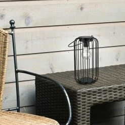 Trio Cotoca Aurinkokennopöytävalaisin Mattamusta