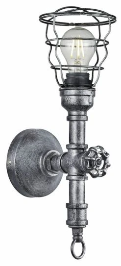 Emibig Store 22 Trio Gotham Seinävalaisin 1xE27 Antiikkihopea