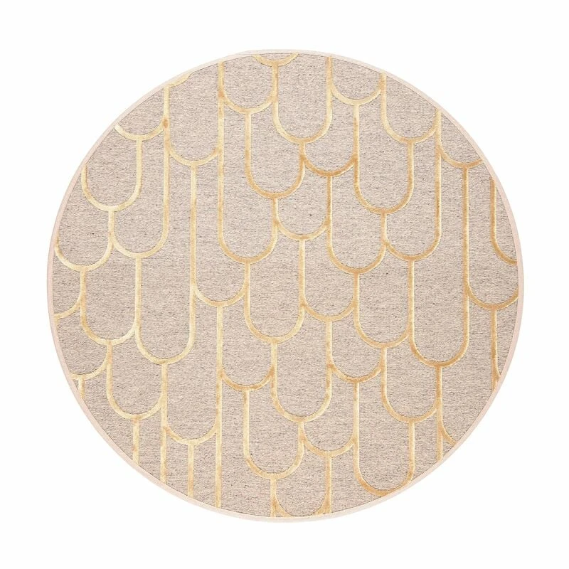 VM-Carpet VM Carpet Paanu Matto 240 Cm Pyöreä 7 Kulta 3 VM-Carpet VM Carpet Paanu Matto 240 Cm Pyöreä 7 Kulta